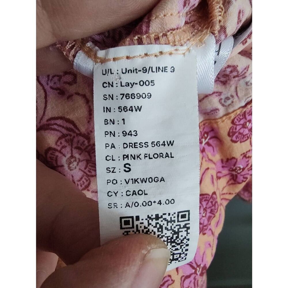 Brand New Old Navy Women's Size Medium Pink Mini Baby Doll Dress Short Sleeve - Picture 11 of 11
